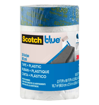 Blue™ Abdeckpapier Nachfüllrolle transparent 60,9 cm x 27,4 m 1 Rolle