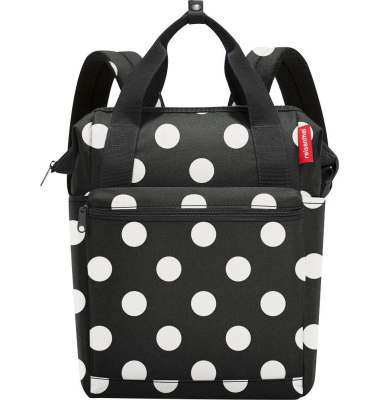 Rucksack allrounder R Kunstfaser schwarzweiß 12,0 l