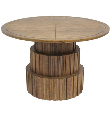 Gartentisch NADI walnuss rund 120,0 x 120,0 x 77,0 cm