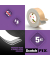 FIX™ doppelseitiges Klebeband 19,0 mm x 5,0 m, 1 Rolle