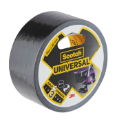Universal Gewebeband schwarz 48,0 mm x 25,0 m 1 Rolle