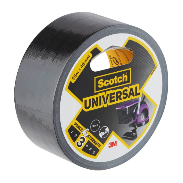 4054596696839 - Universal Gewebeband schwarz 480 mm x 250 m 1 Rolle 4054596696839 Scotch 4054596696839 - Universal Gewebeband schwarz 480 mm x 250 m 1 Rolle 4054596696839 Scotch