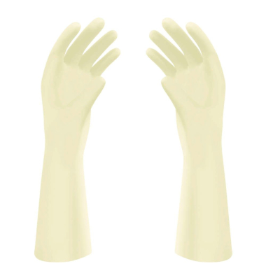 Einweghandschuhe, Latex, beige