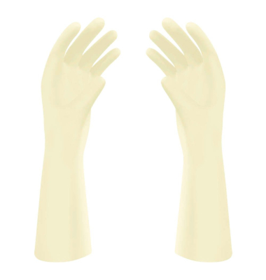 Einweghandschuhe, Latex, beige