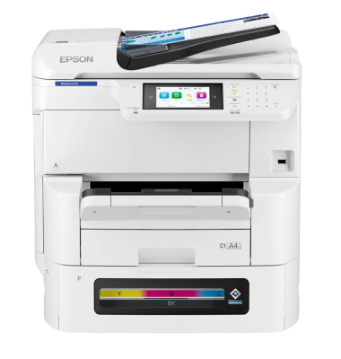WorkForce Pro EM-C8100RDWF BAM 4 in 1 Tintenstrahl-Multifunktionsdrucker grau