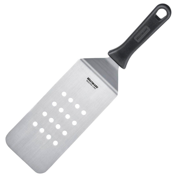 4004094134173 - WESTMARK Master Line Fleischwender gelocht Rostfreier Fleischwender für den Gebrauch an dem Grill oder in der Küche 1 Wender Maße 20 x 95 cm 4004094134173 - WESTMARK Master Line Fleischwender gelocht Rostfreier Fleischwender für den Gebrauch an dem Grill oder in der Küche 1 Wender Maße 20 x 95 cm