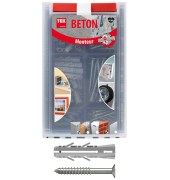 Monteur Beton BARRCACUDA 094901041 Spreizdübel-Sortiment Ø 5,0, 6,0, 8,0 mm x 25,0, 30,0, 40,0 mm