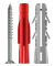 Monteur Multi TRI 094901021 Dübel- und Schrauben-Sortiment Ø 5,0, 6,0, 8,0 mm x 31,0, 36,0, 51,0 mm