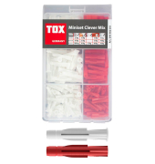 Miniset Clever TRI und TRIKA 094900051 Universaldübel-Sortiment Ø 5,0, 6,0, 8,0 mm x 31,0, 36,0, 51,0 mm