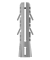 Miniset Spreizdübel Barracuda 094900041 Spreizdübel-Sortiment Ø 5,0, 6,0, 8,0 mm x 25,0, 30,0, 40,0 mm