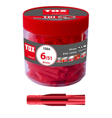 TRI 651 010260041 Universaldübel Ø 6,0 mm x 51,0 mm