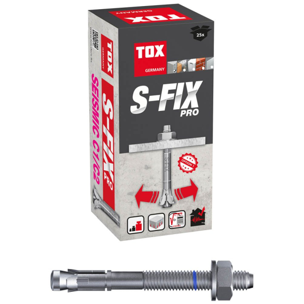 4049563025897 - Bolzenanker S-Fix Pro 04010224 4049563025897 25 Stück 4049563025897 - Bolzenanker S-Fix Pro 04010224 4049563025897 25 Stück