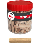 BOLTFIX wood 015200101 Holzdübel Ø 6,0 mm x 30,0 mm