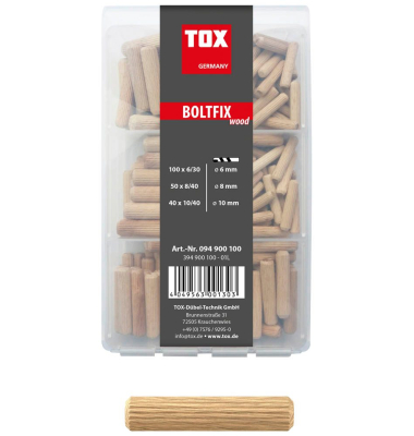 Boltfix wood 094900100 Holzdübel-Sortiment Ø