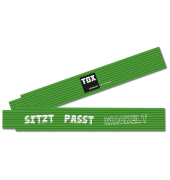 SITZT PASST WACKELT Meterstab Holz