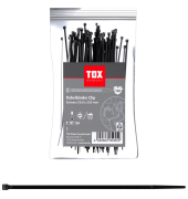 100 TOX Kabelbinder Clip schwarz