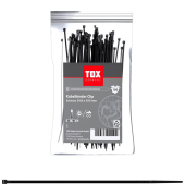 100 TOX Kabelbinder Clip schwarz