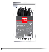 100 TOX Kabelbinder Clip schwarz