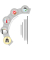 500 TOX Kabelbinder-Set Clip schwarz