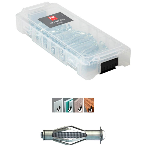 4049563057546 - L-BOXX Micro Acrobat 094901804 Hohlraumdübel Ø 80 100 120 mm 4049563057546 TOX