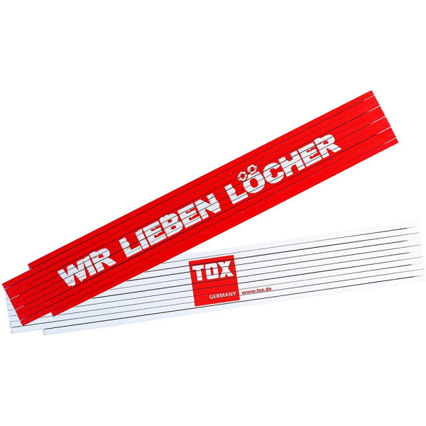 4049563061215 - WIR LIEBEN LÖCHER Meterstab Holz 4049563061215 TOX 4049563061215 - WIR LIEBEN LÖCHER Meterstab Holz 4049563061215 TOX