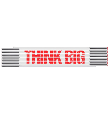 THINK BIG Zollstock Holz