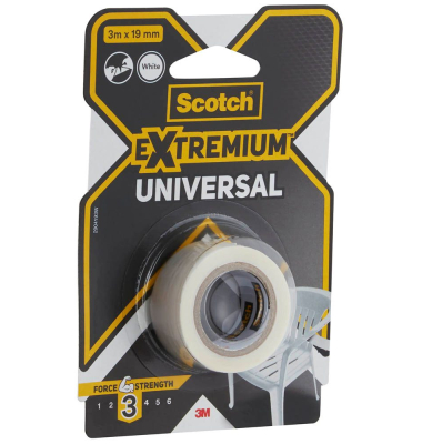 Extremium™ Universal Gewebeband weiß 19,0 mm x 3,0 m 1 Rolle
