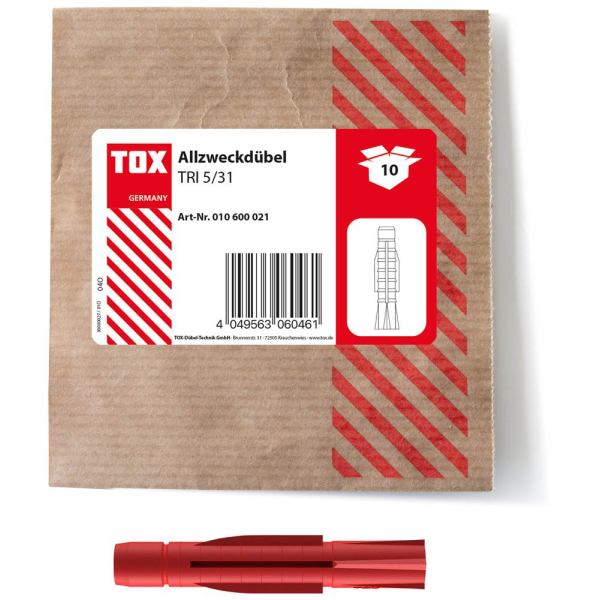 4049563060461 - TRI 531 010600021 Universaldübel Ø 50 mm x 310 mm 4049563060461 10 Stück 4049563060461 - TRI 531 010600021 Universaldübel Ø 50 mm x 310 mm 4049563060461 10 Stück