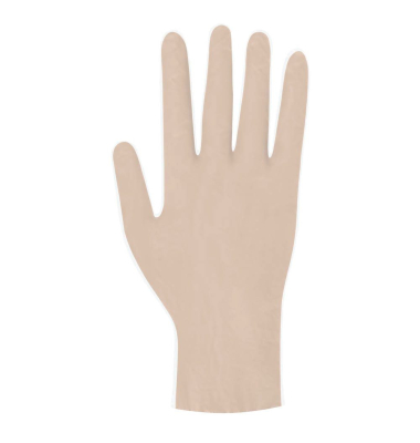Einweghandschuhe, Copolymer, beige Einweghandschuhe, Copolymer, beige