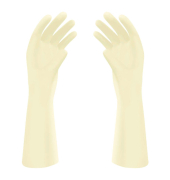 Einweghandschuhe, Latex, beige