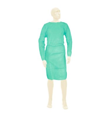 unisex Schutzkittel BeeSana PP grün Einheitsgröße