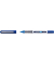 eye micro UB-150 Tintenroller silber 0,2 mm, Schreibfarbe: blau