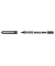 eye micro UB-150 Tintenroller silber 0,2 mm, Schreibfarbe: schwarz