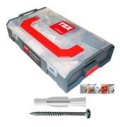 L-Boxx Mini Electro TRIKA 094901301 Dübel- und Schrauben-Sortiment Ø 6,0, 8,0 mm x 36,0, 51,0 mm