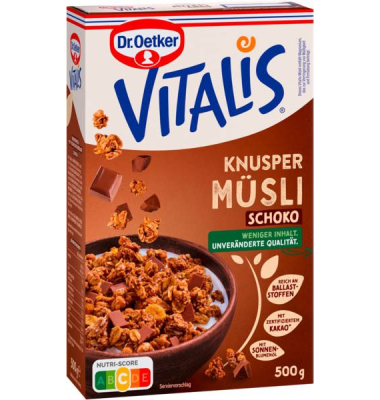 Vitalis Knuspermüsli Schoko Müsli 500,0 g