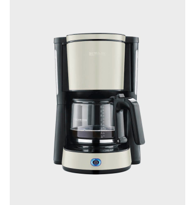 Kaffeemaschine Type 9575, schwarz/beige, 1000 Watt, 10 Tassen