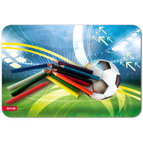 4028279893402 - Schreibtischunterlage Fußball Kunstleder bunt 4028279893402 Roth 4028279893402 - Schreibtischunterlage Fußball Kunstleder bunt 4028279893402 Roth