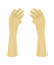 Einweghandschuhe, Polyisopren, beige
