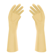 Einweghandschuhe, Polyisopren, beige