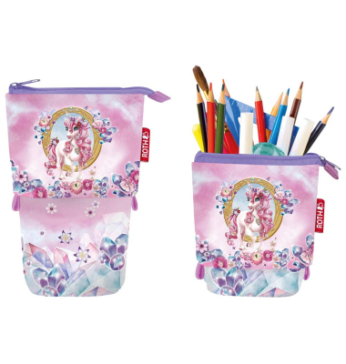 Schlampermäppchen Einhorn Beauty rosa