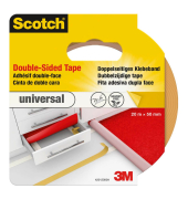 universal doppelseitiges Klebeband 50,0 mm x 20,0 m, 1 Rolle