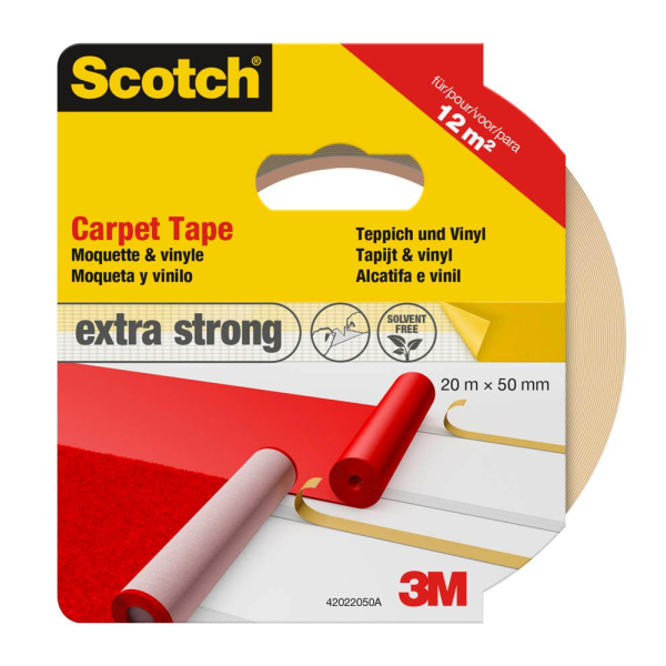 3104739131749 - Teppichklebeband extra stark doppelseitiges Klebeband 500 mm x 200 m 1 Rolle 3104739131749 Scotch 3104739131749 - Teppichklebeband extra stark doppelseitiges Klebeband 500 mm x 200 m 1 Rolle 3104739131749 Scotch