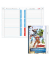 Display Hausaufgabenhefte Klasse 1 - 4, je 10 hefte pro Klasse 89474 für clevere Faule, Hausaufgaben / liniert, A5, bunt, 52 Bla