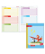Display Hausaufgabenhefte Klasse 1 - 4, je 10 hefte pro Klasse 89494 Klipp & Klar, Hausaufgaben / liniert, A5, blau, 48 Blatt / 