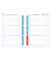 Display Hausaufgabenhefte Klasse 1 - 4, je 10 hefte pro Klasse 89469 für clevere Faule, Hausaufgaben / liniert, A5, blau, 52 Bla