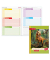 Display Hausaufgabenhefte Klasse 1 - 4, je 10 hefte pro Klasse 89491 Klipp & Klar, Hausaufgaben / liniert, A5, grün, 48 Blatt / 