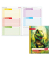 Display Hausaufgabenhefte Klasse 1 - 4, je 10 hefte pro Klasse 89484 Klipp & Klar, Hausaufgaben / liniert, A5, grün, 48 Blatt / 