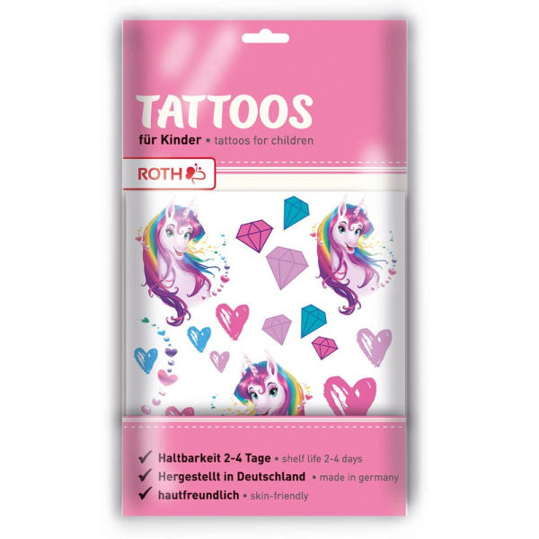 4028279893358 - Klebetattoo Einhornportrait verschiedene Motive 32 Etiketten 4028279893358 Roth 4028279893358 - Klebetattoo Einhornportrait verschiedene Motive 32 Etiketten 4028279893358 Roth
