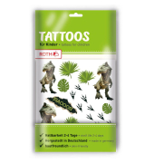 Klebetattoo Tyrannosaurus verschiedene Motive, 32 Etiketten