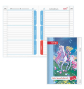 Display Hausaufgabenhefte Klasse 1 - 4, je 10 hefte pro Klasse 89505 für clevere Faule, Hausaufgaben / liniert, A5, weiß, 52 Blatt / 104 Seiten